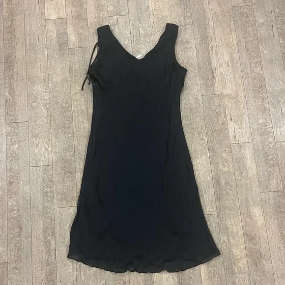 Vintage Black Midi Dress - Picture 4 of 4